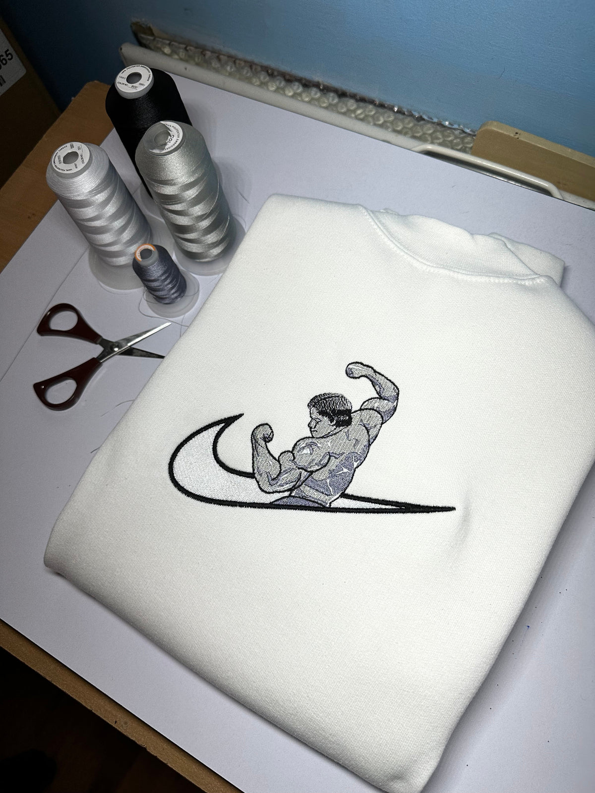 White Arnold V2 Sweater